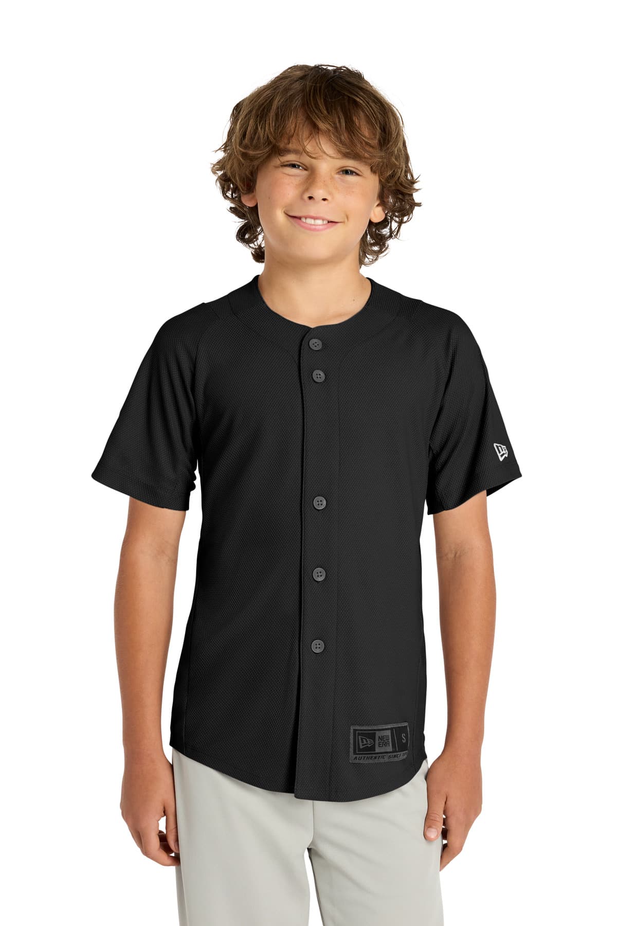 New Era YNEA220 Youth Diamond Era Full-Button Jersey by New Era
