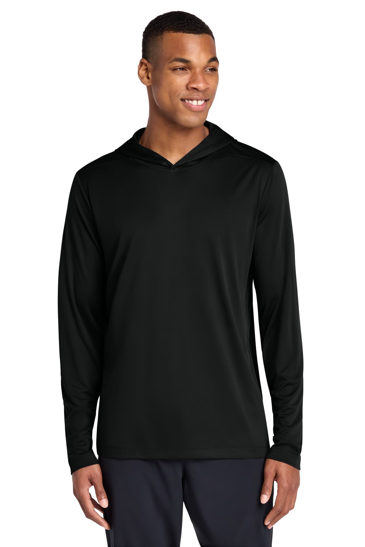 Sport-Tek ST420LSH Posi-UV Pro Long Sleeve Hoodie by Sport-Tek