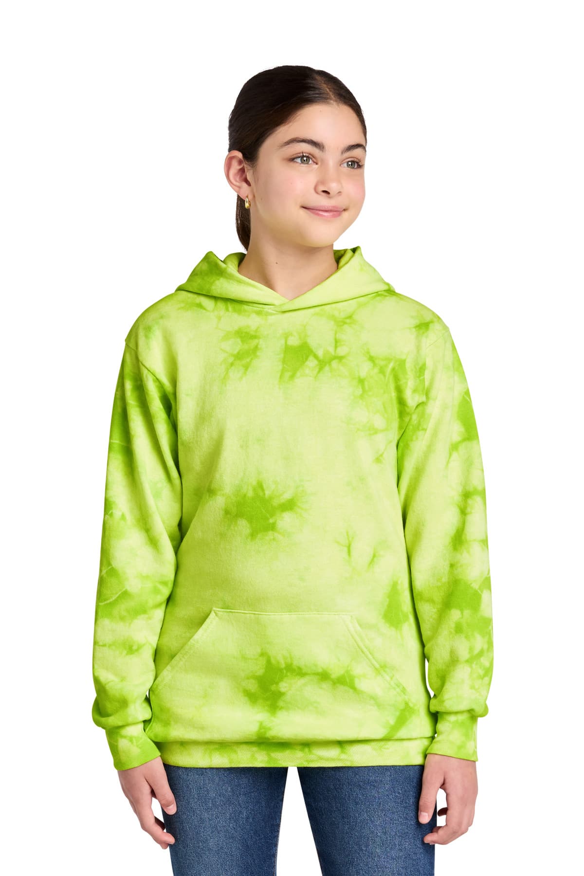 Port & Co PC144Y Youth Crystal Tie-Dye Pullover Hoodie by Port & Company