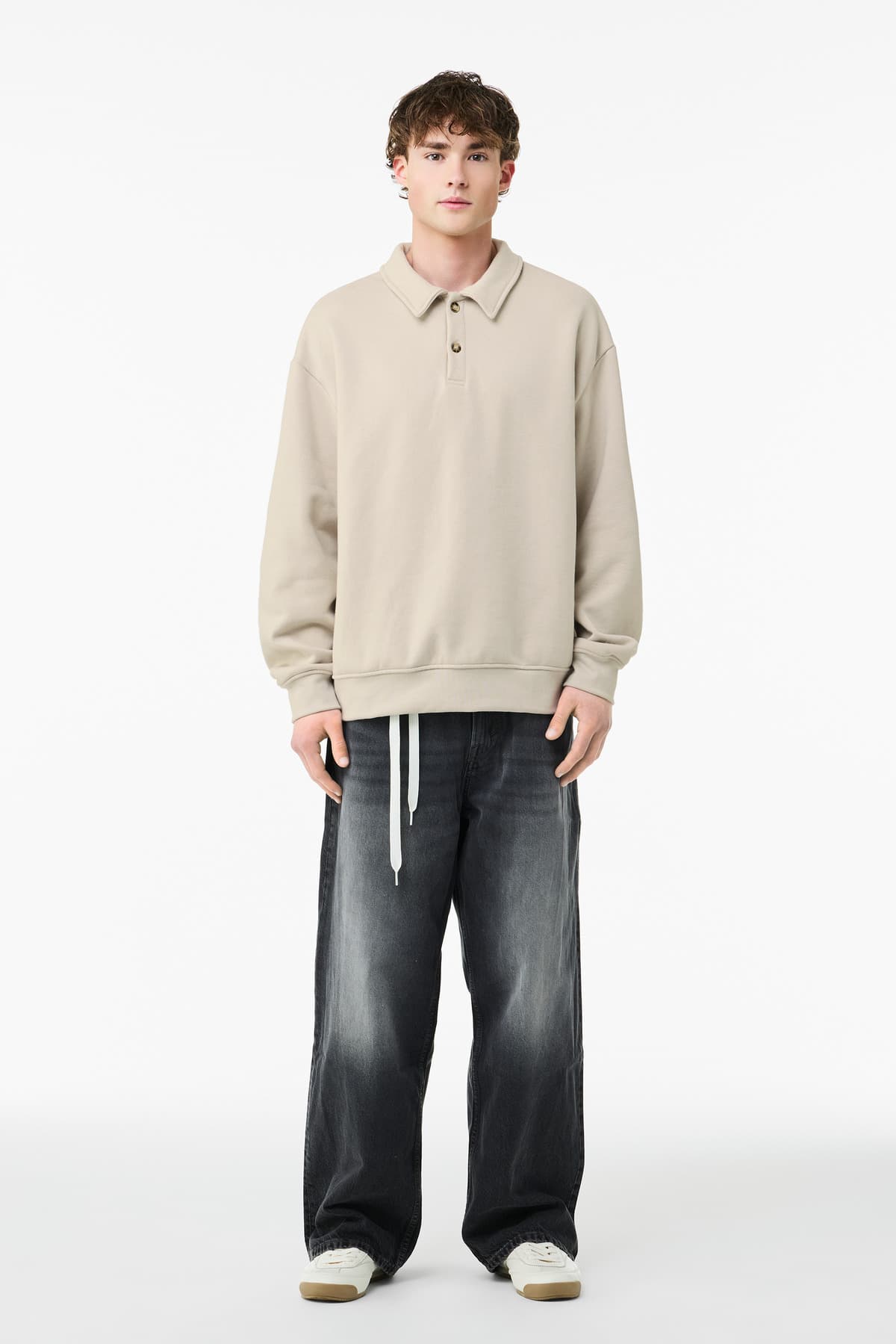 Bella + Canvas BC4741 BELLA+CANVAS Unisex 10-Ounce Polo Sweatshirt by Bella+Canvas