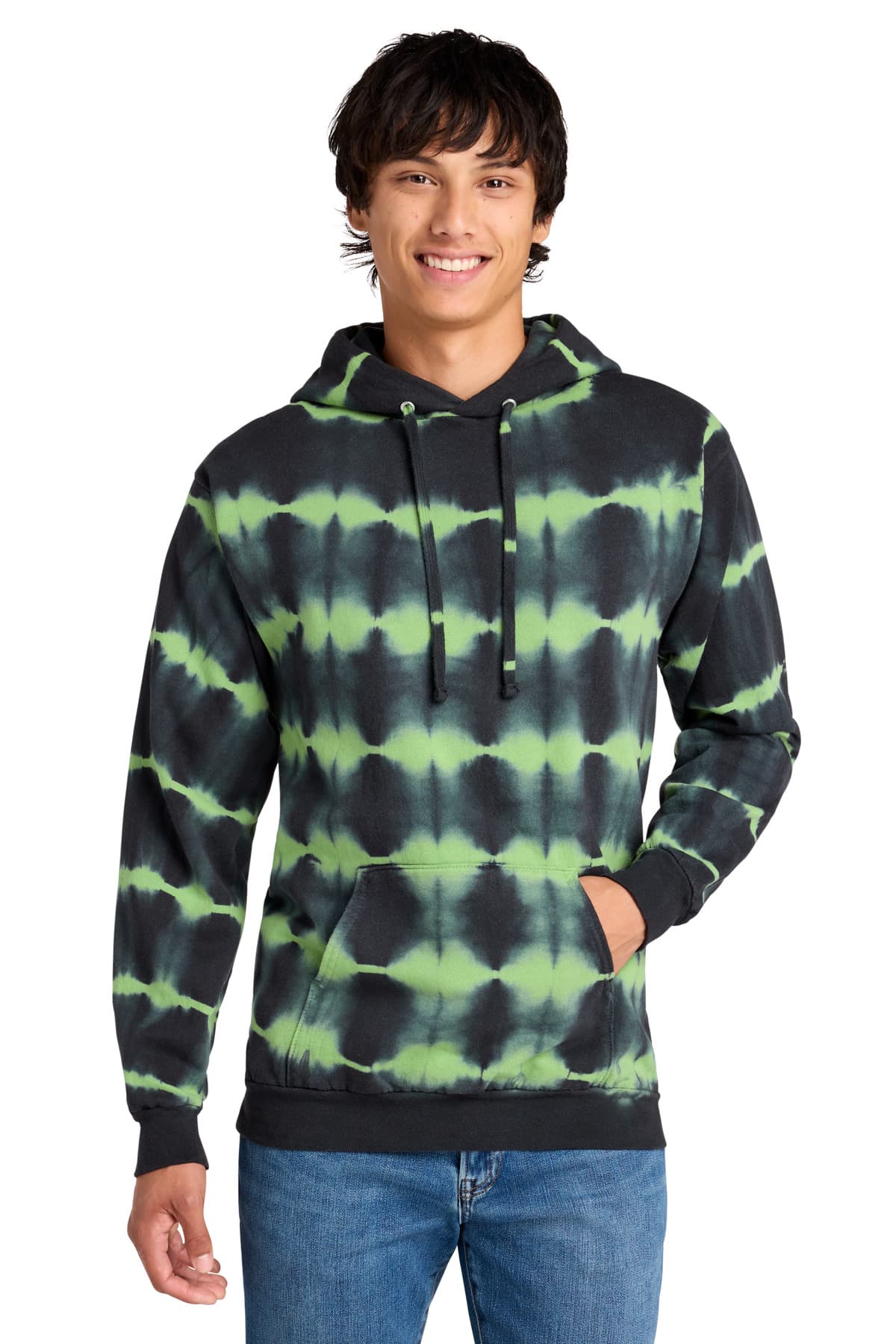 Port & Co PC143 Allover Stripe Tie-Dye Fleece by Port & Company