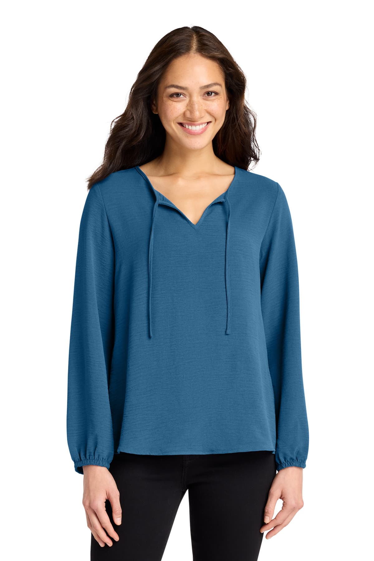 Port Authority LW714 Women's Textured Crepe Blouse by Port Authority