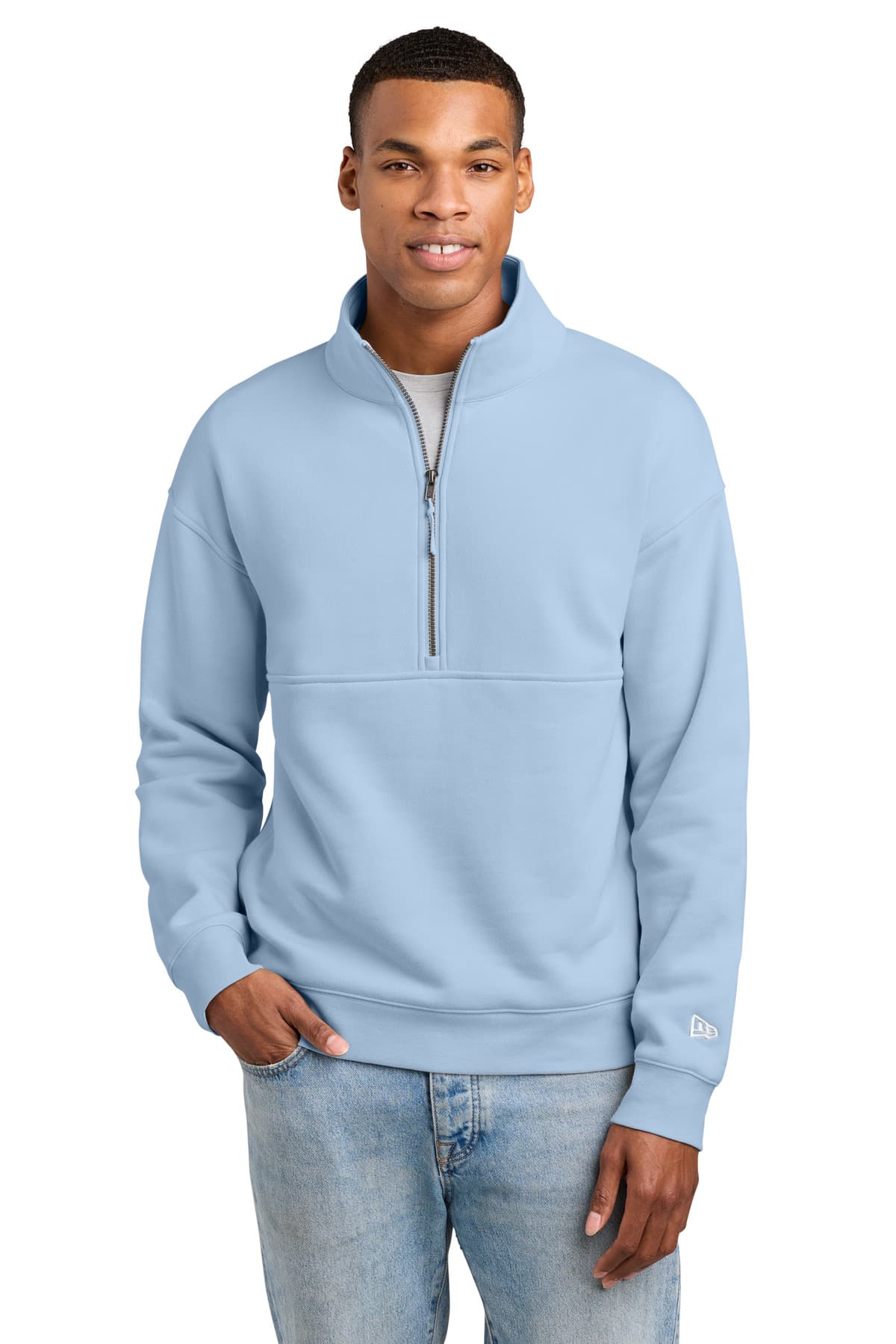 New Era NEA528 Heritage Fleece 1/2-Zip by New Era
