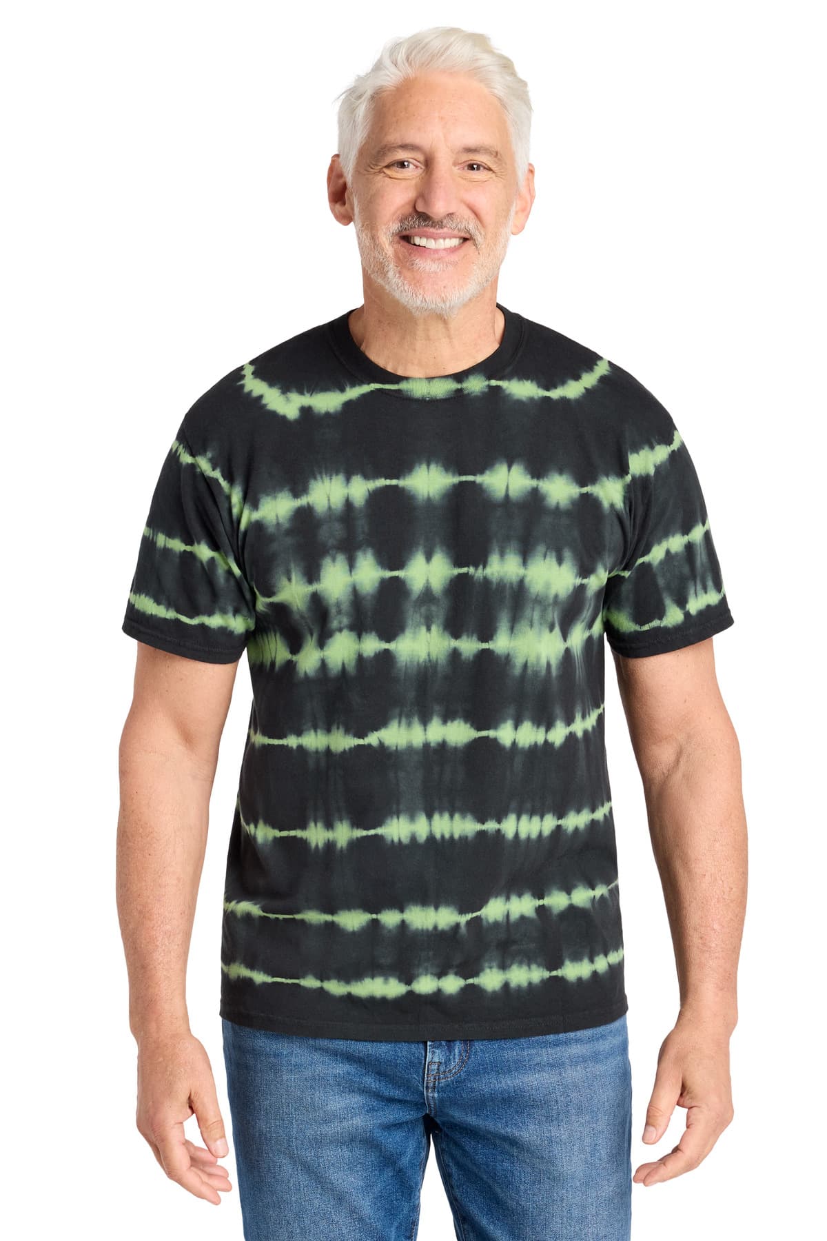 Port & Co PC142 Allover Stripe Tie-Dye Tee by Port & Company