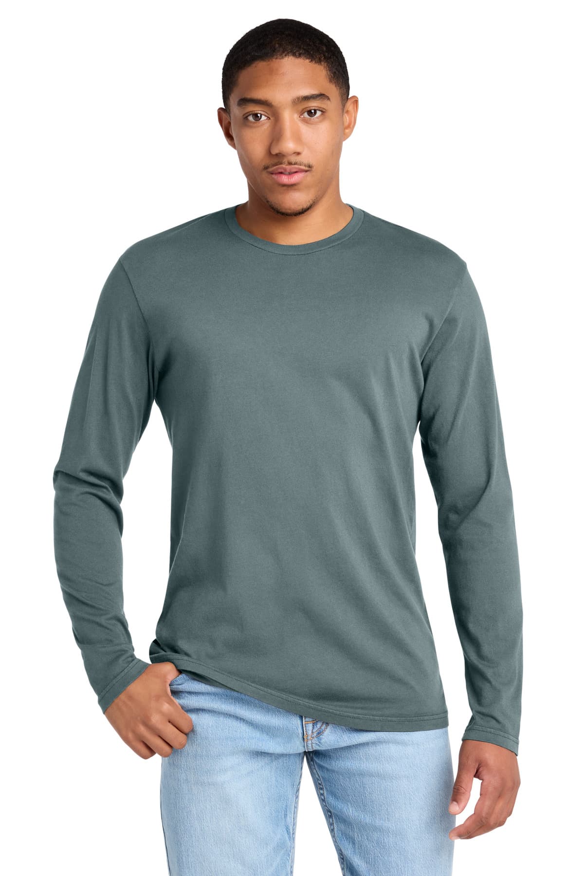 District DT2103 Wash Long Sleeve Tee by District