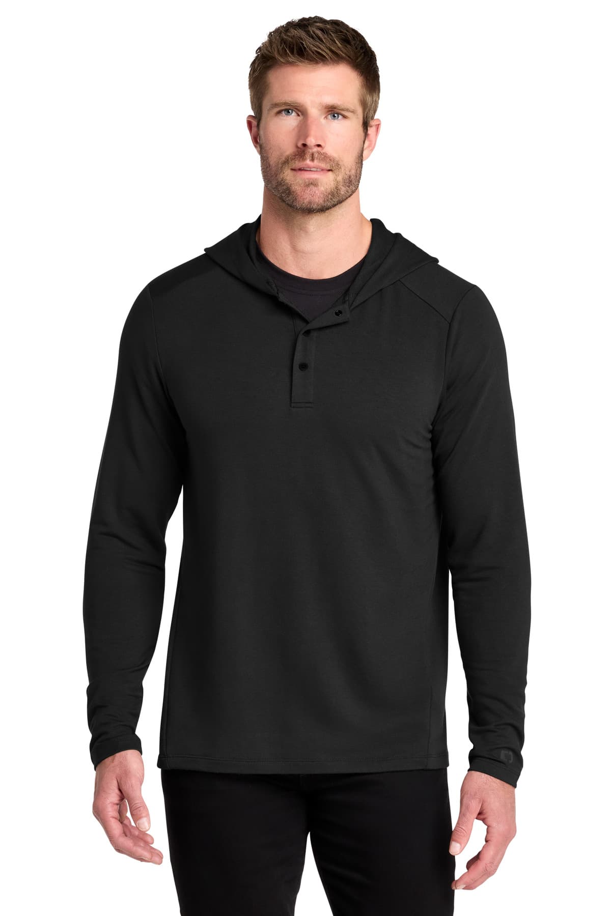 OGIO OG826 Luuma Flex Hooded Henley by OGIO
