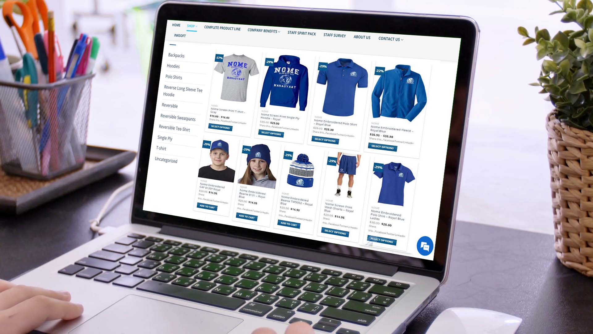 Online school stores