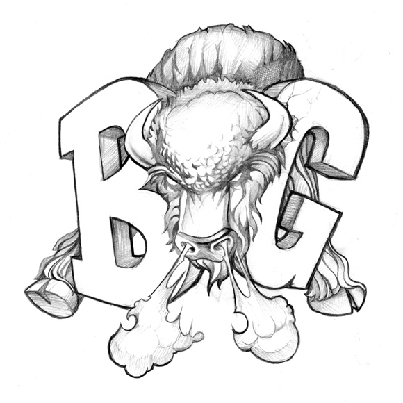 Senior spirit wear design: BULLBG