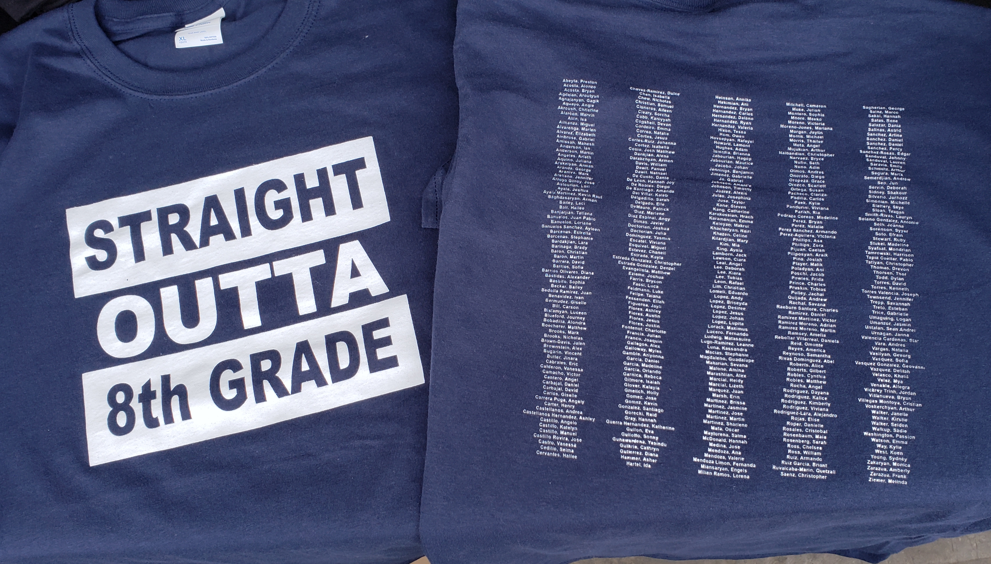 Senior spirit wear design: Class design CustomInkandThread.com