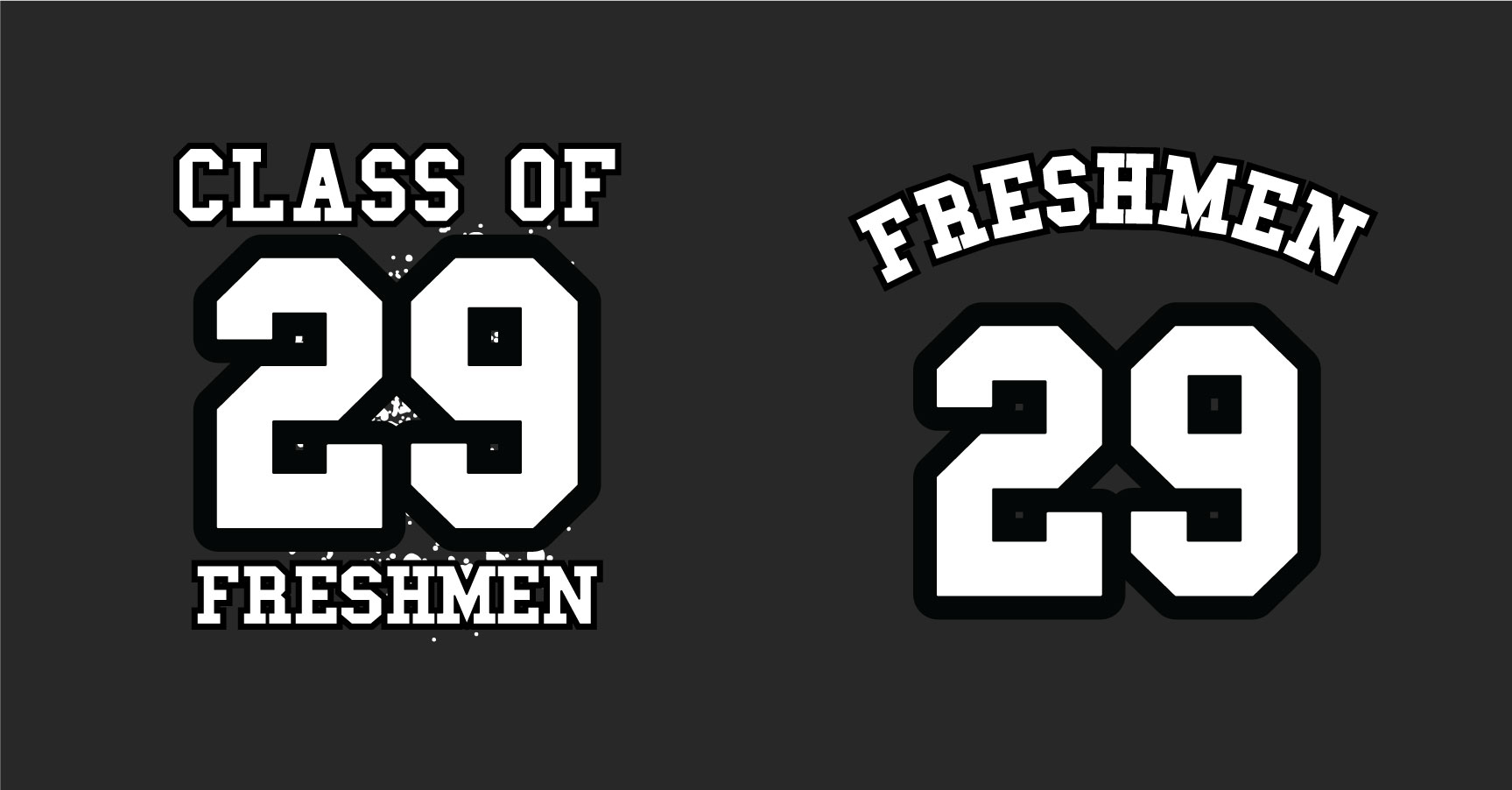 Senior spirit wear design: Class of 29 Freshmen