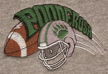 Senior spirit wear design: Football Helmet Ponderosa