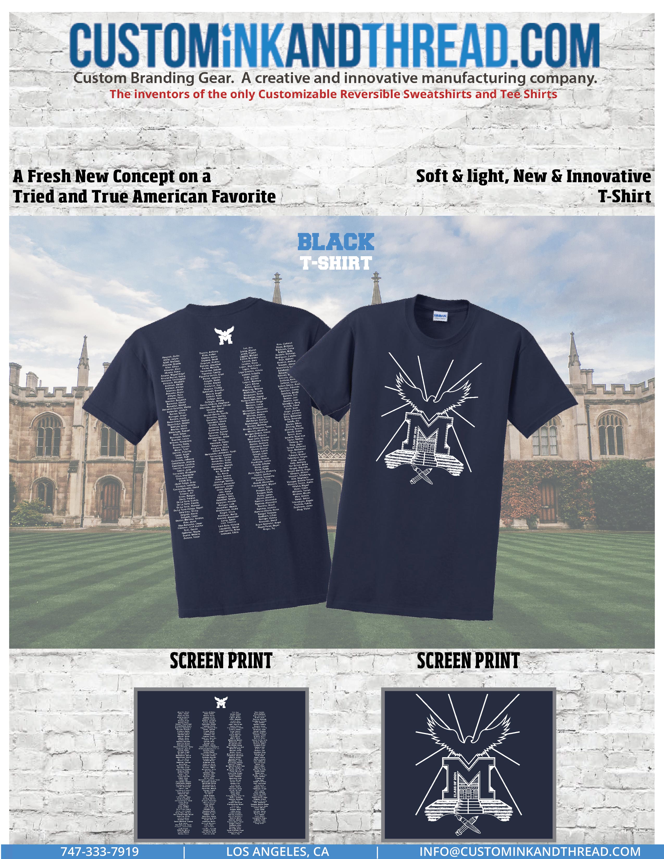 Senior spirit wear design: Marshall fundemental NEW, UNIQUE EXCITING Class of 2024 T Shirts