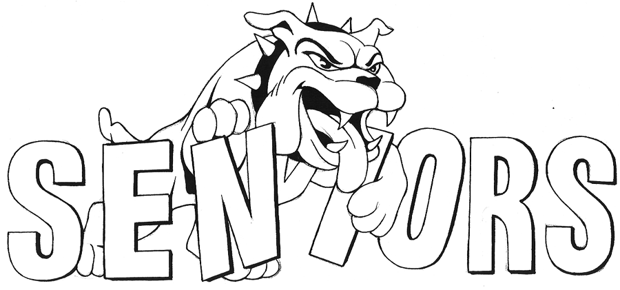 Senior spirit wear design: PITBULL SENIORS