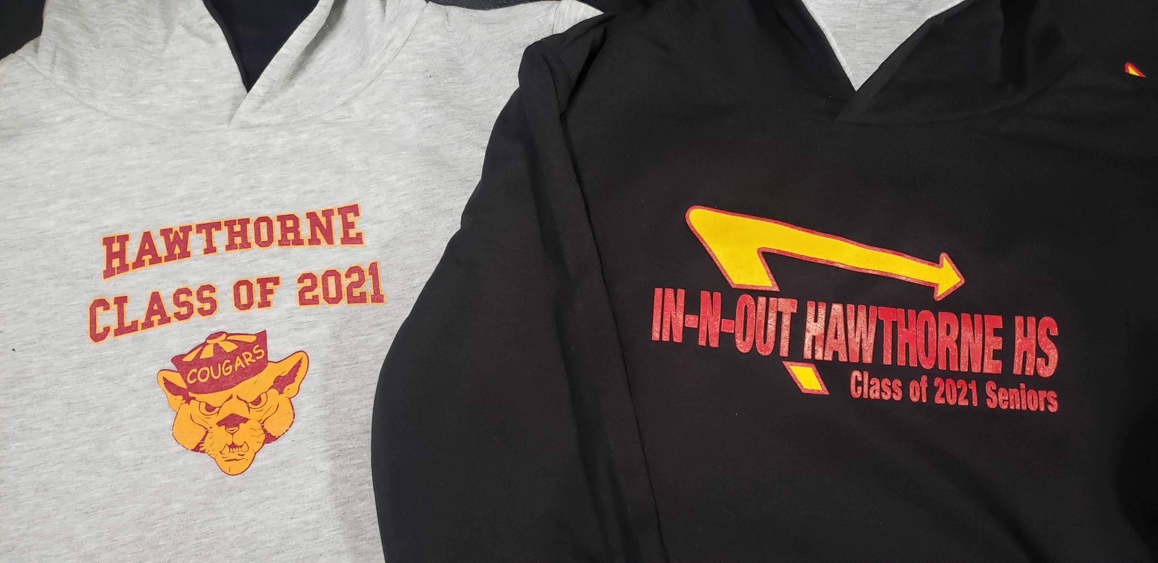 Senior spirit wear design: Senior Reversible Sweatshirts CustomInkandThread.com