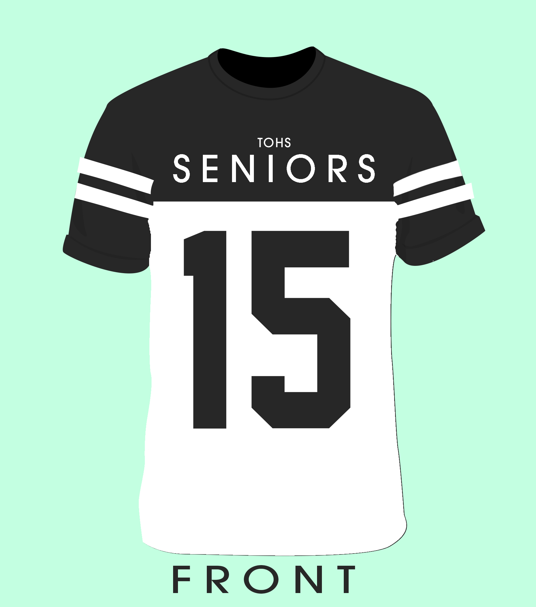 Senior spirit wear design: Senior TOHS 2 color