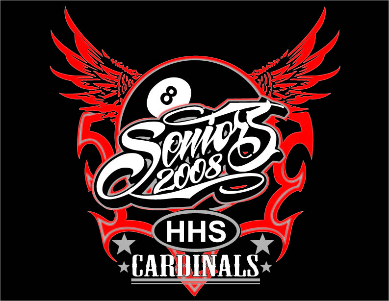Senior spirit wear design: Senior Ball 008 Trace