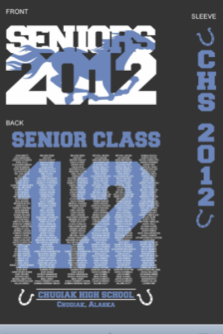 Senior spirit wear design: Seniors2012 colts