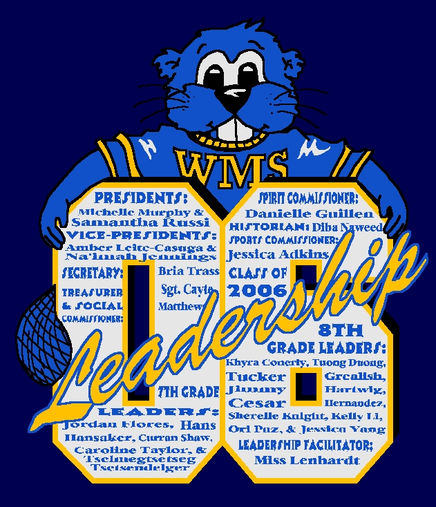 Senior spirit wear design: WMS Leadership 06