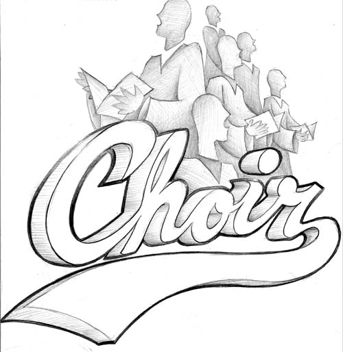 Senior spirit wear design: choir3