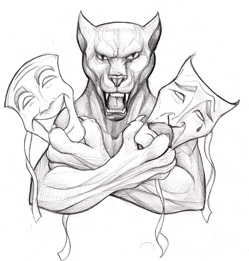 Senior spirit wear design: cougarJFKdrama