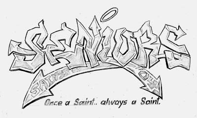 Senior spirit wear design: seniorsSaints04